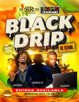 🖤 BLACK DRIP – Birmingham’s Freshest All-Black Party! 🖤