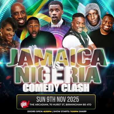 JAMAICA VS NIGERIA COMEDY CLASH 2025 - BIRMINGHAM