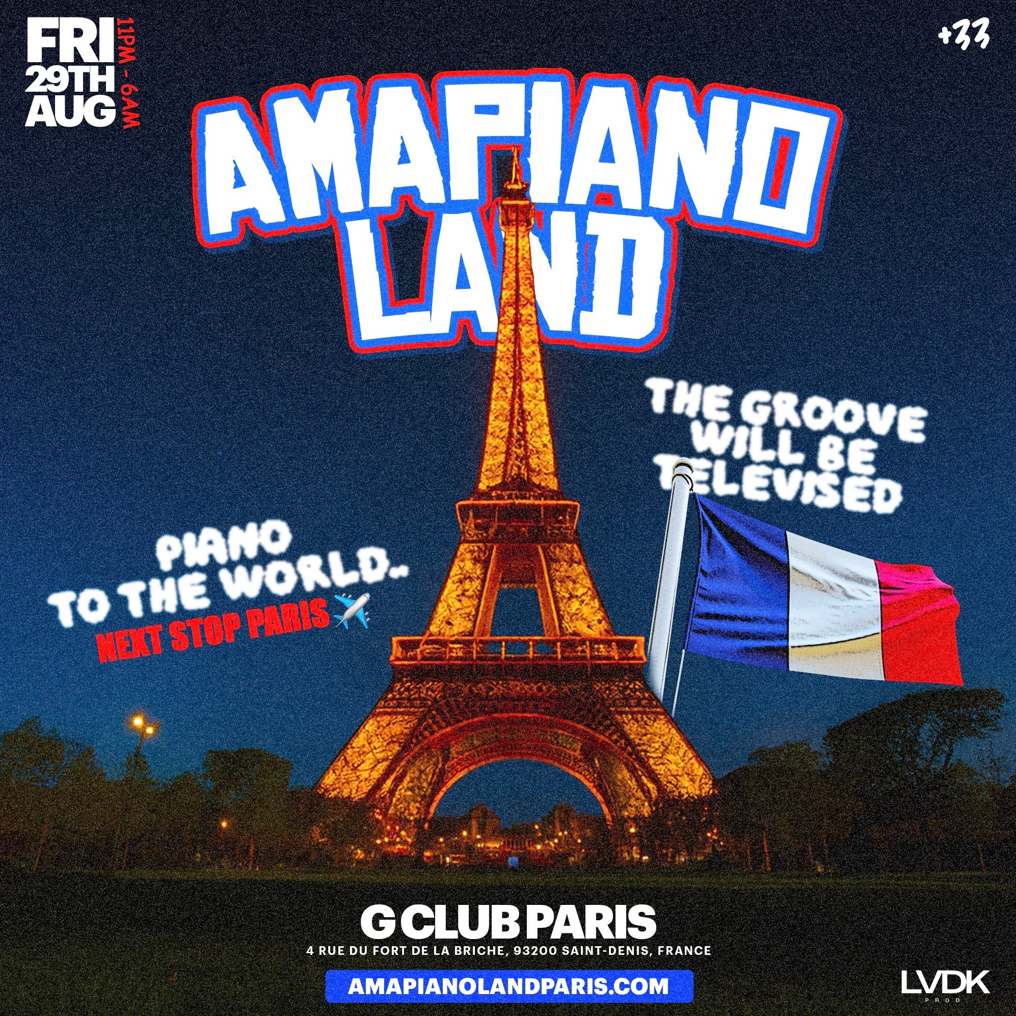 AMAPIANOLAND - Paris's Biggest Afrobeats & Amapiano Party