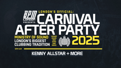 Ministry Of Sound, Official Carnival After Party 2025