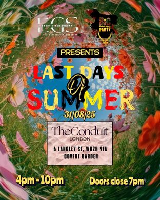 EVERY GIVEN SUNDAY (Last Days Of Summer) Rooftop Party.