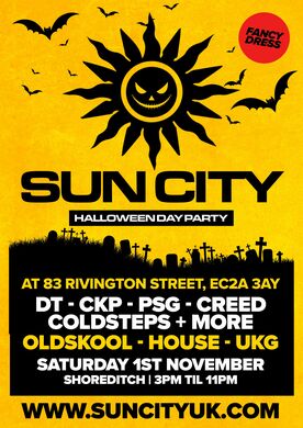 Sun City Halloween Day Party in Shoreditch 