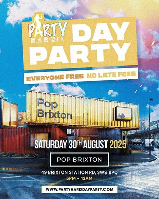 Party Hard UK - FREE Day Party 