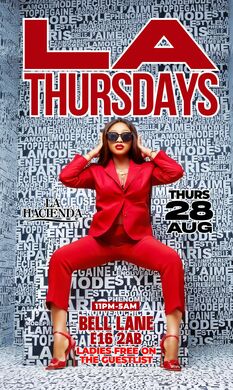 LA THURSDAYs | SHISHA & VIBES | Thurs 28th | @ LA HACIENDA E16 2AB