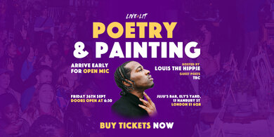 Live&Lit: Poetry, Painting + Live Band & After Party