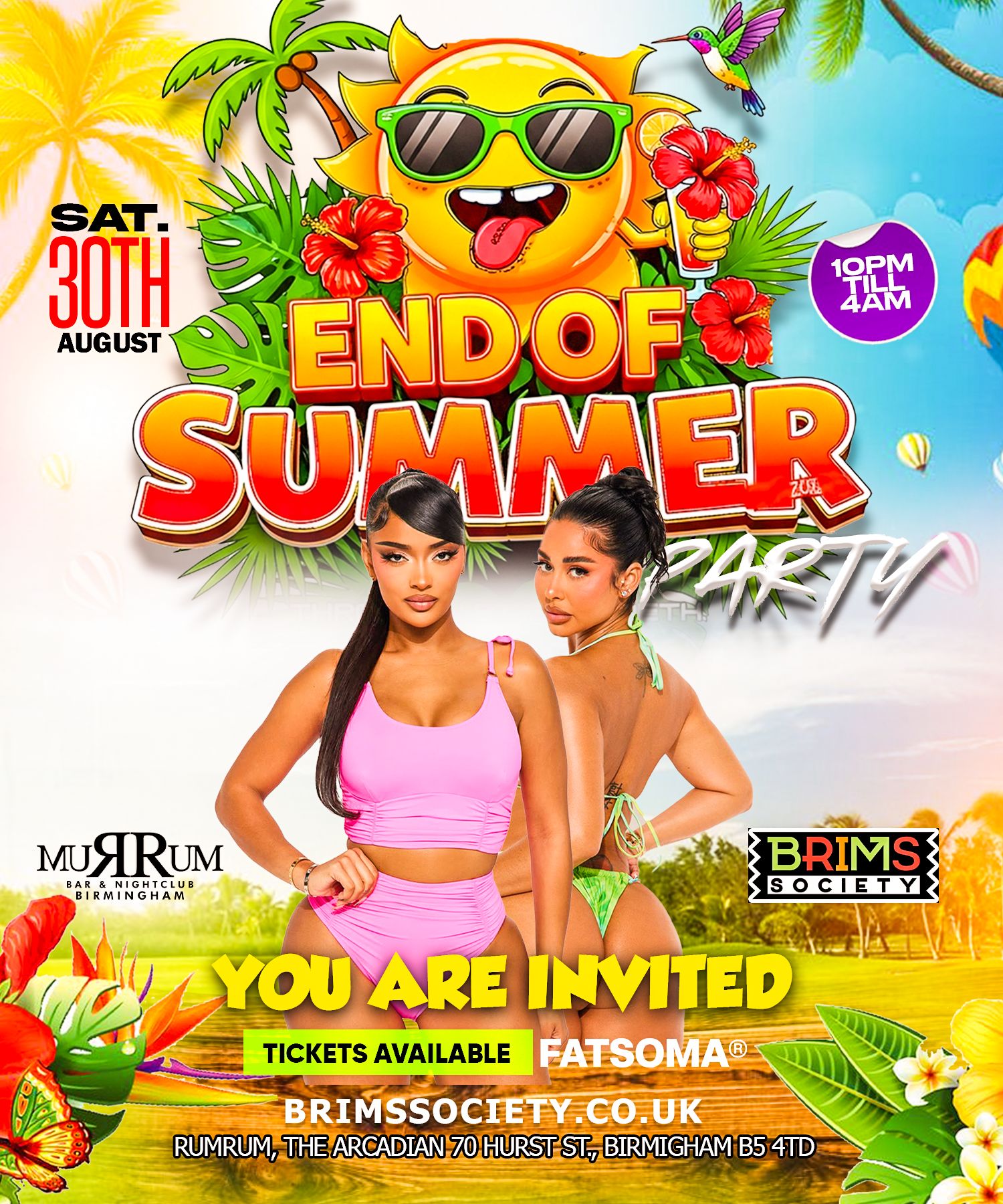 🌴☀️ THE BIGGEST END OF SUMMER PARTY! ☀️🌴 | MUSIC BY MASTER RJ DJ TAZ AND DJ DAN😱🔥