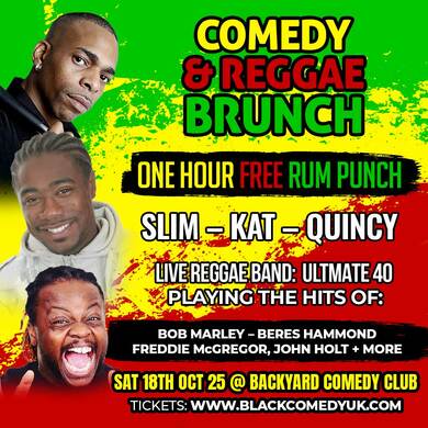 COMEDY & REGGAE BRUNCH
