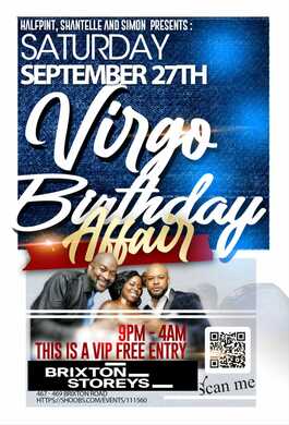 Virgo Birthday Party - Jay, Chantel & Simon Sez (50th)