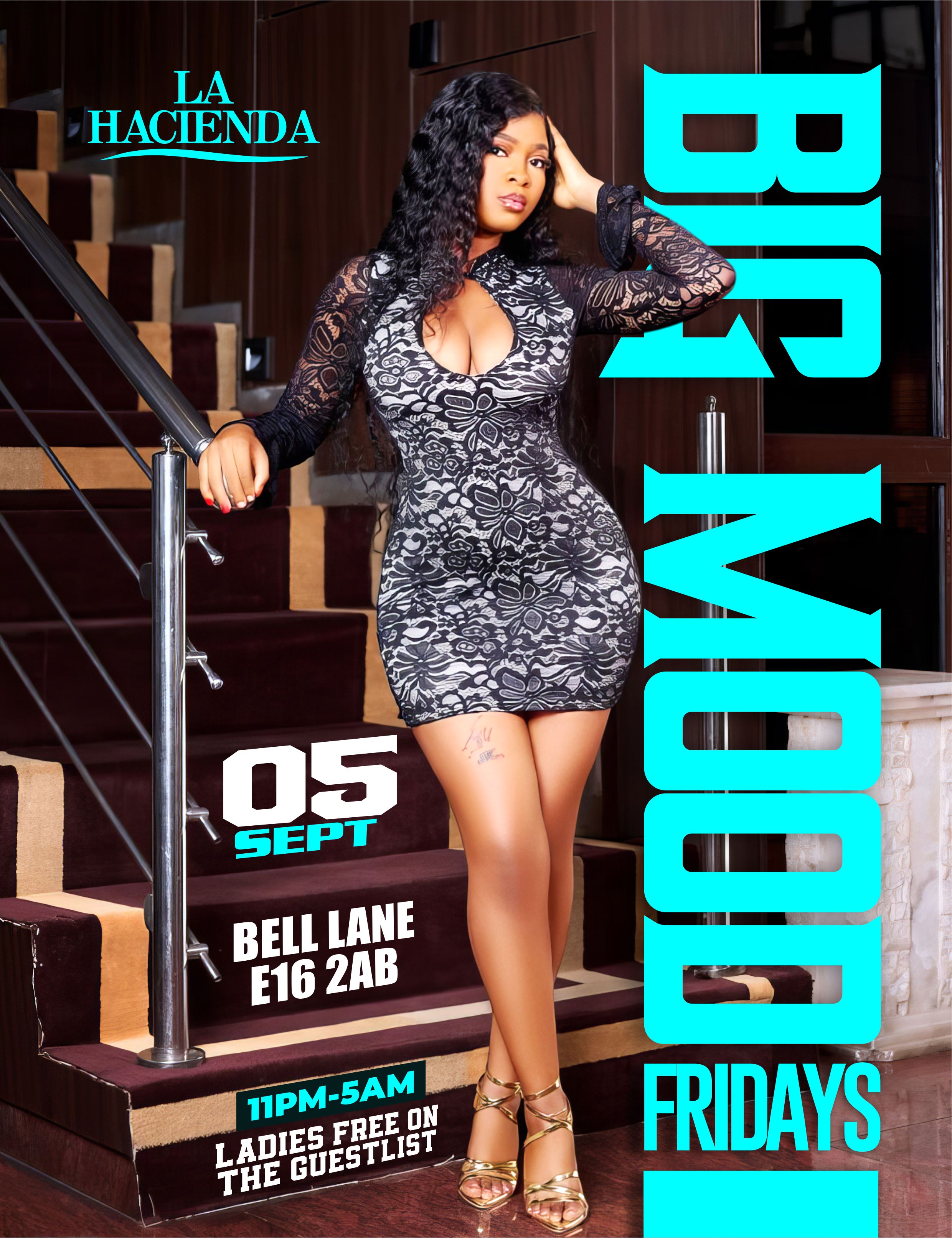 BIG MOOD FRIDAY SEP 5th @ LA HACIENDA                   