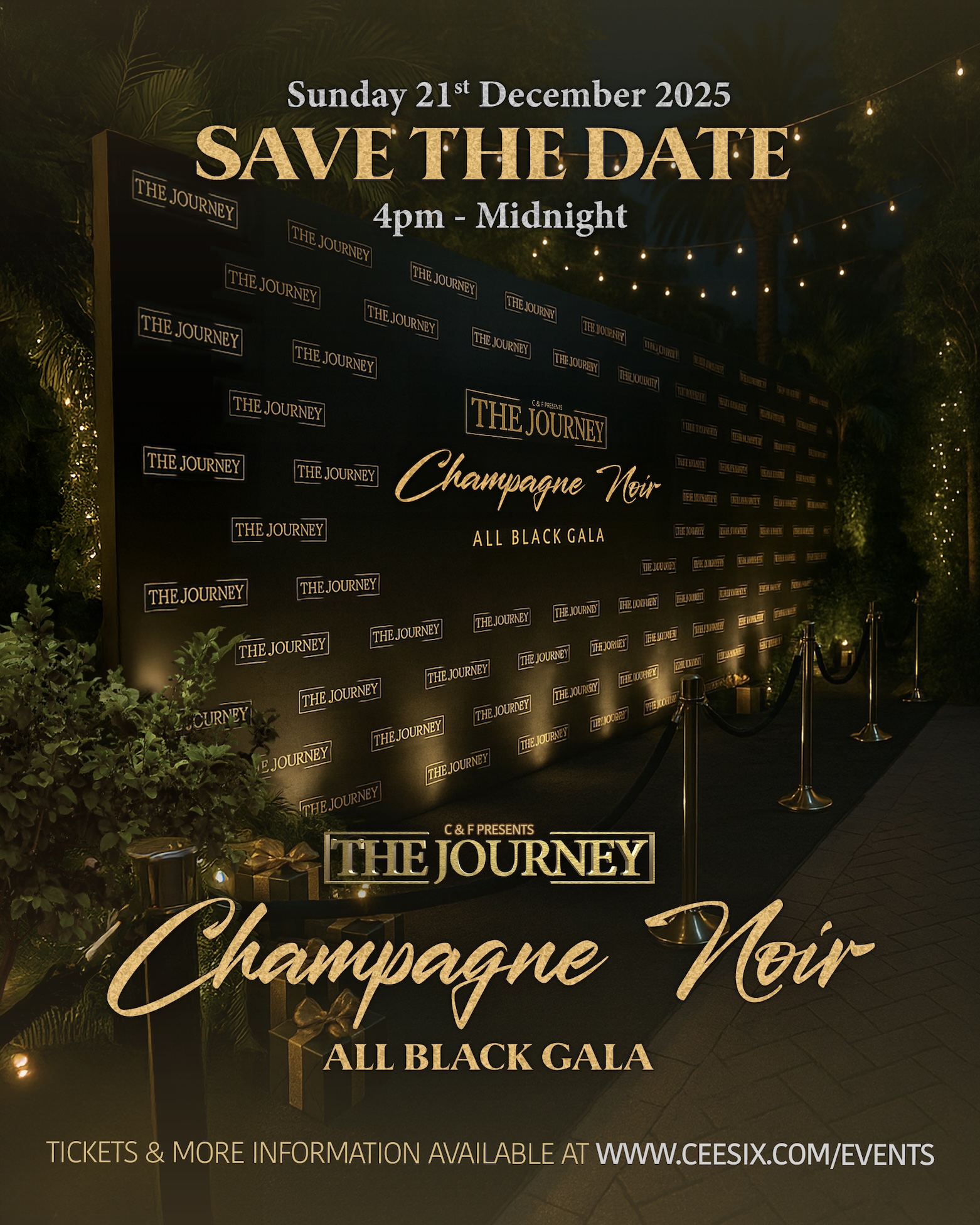 The Journey 'Champagne Noir' All Black Gala