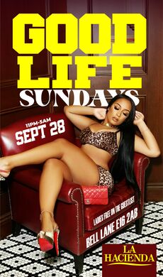 GOOD LIFE SUNDAY AT  LA HACIENDA 28TH OF SEPTEMBER