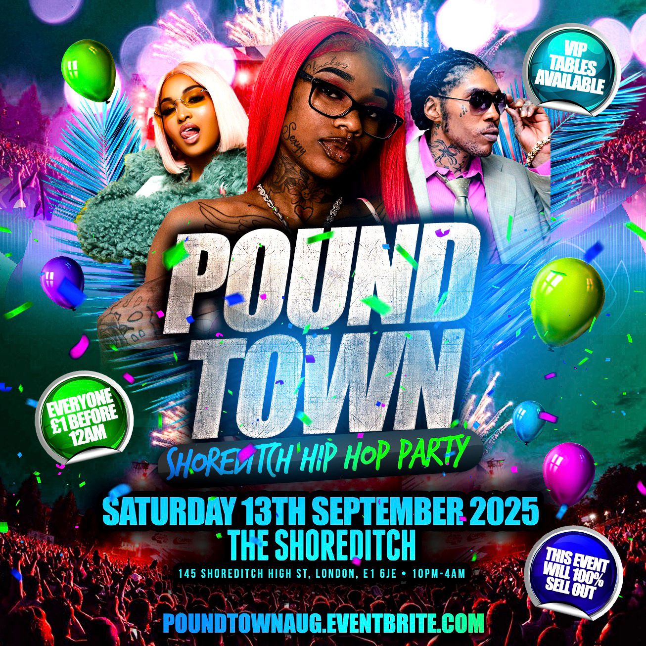 Pound Town - Shoreditch Hip Hop Party