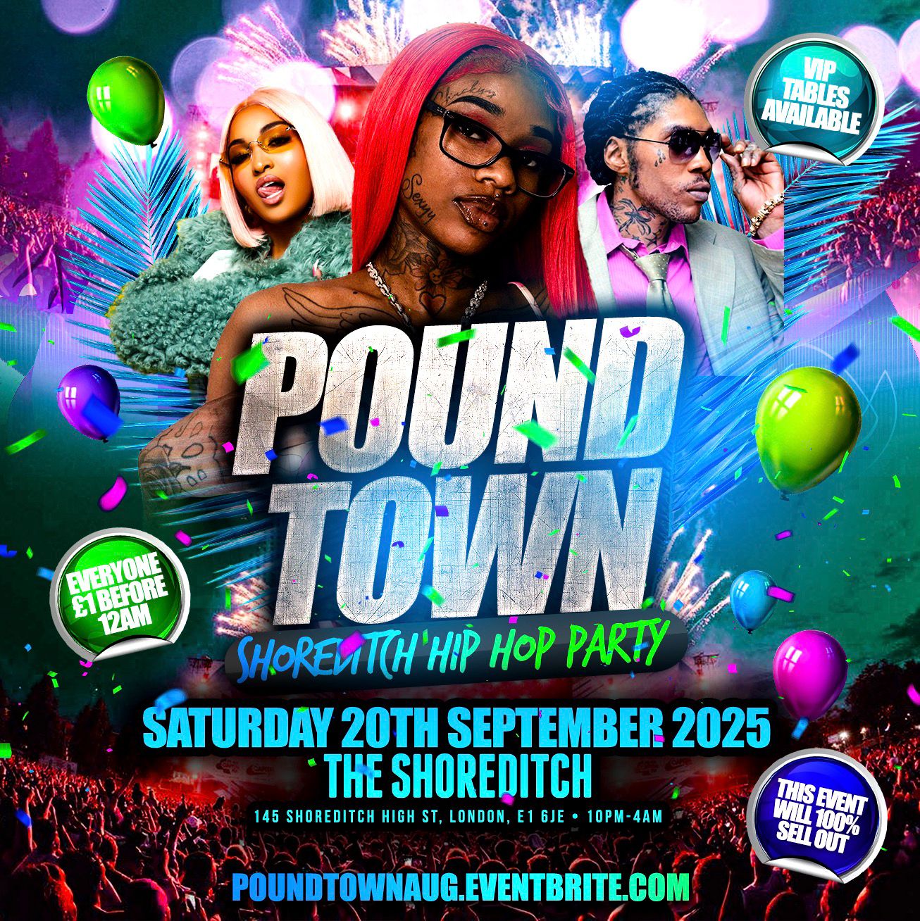 Pound Town - Shoreditch Hip Hop Party