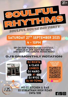 Soulful Rhythms: Day Party at No.22