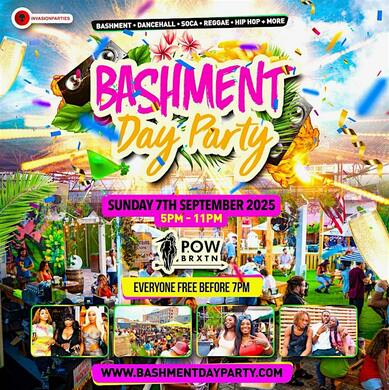 BASHMENT DAY PARTY - FREE Summer Closing Rooftop Party