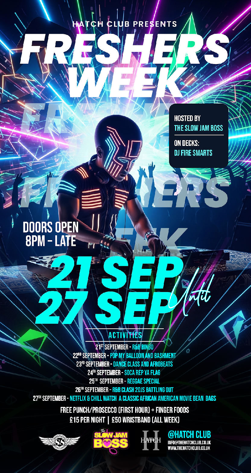 FRESHERS WEEK SOCA REP YA FLAG