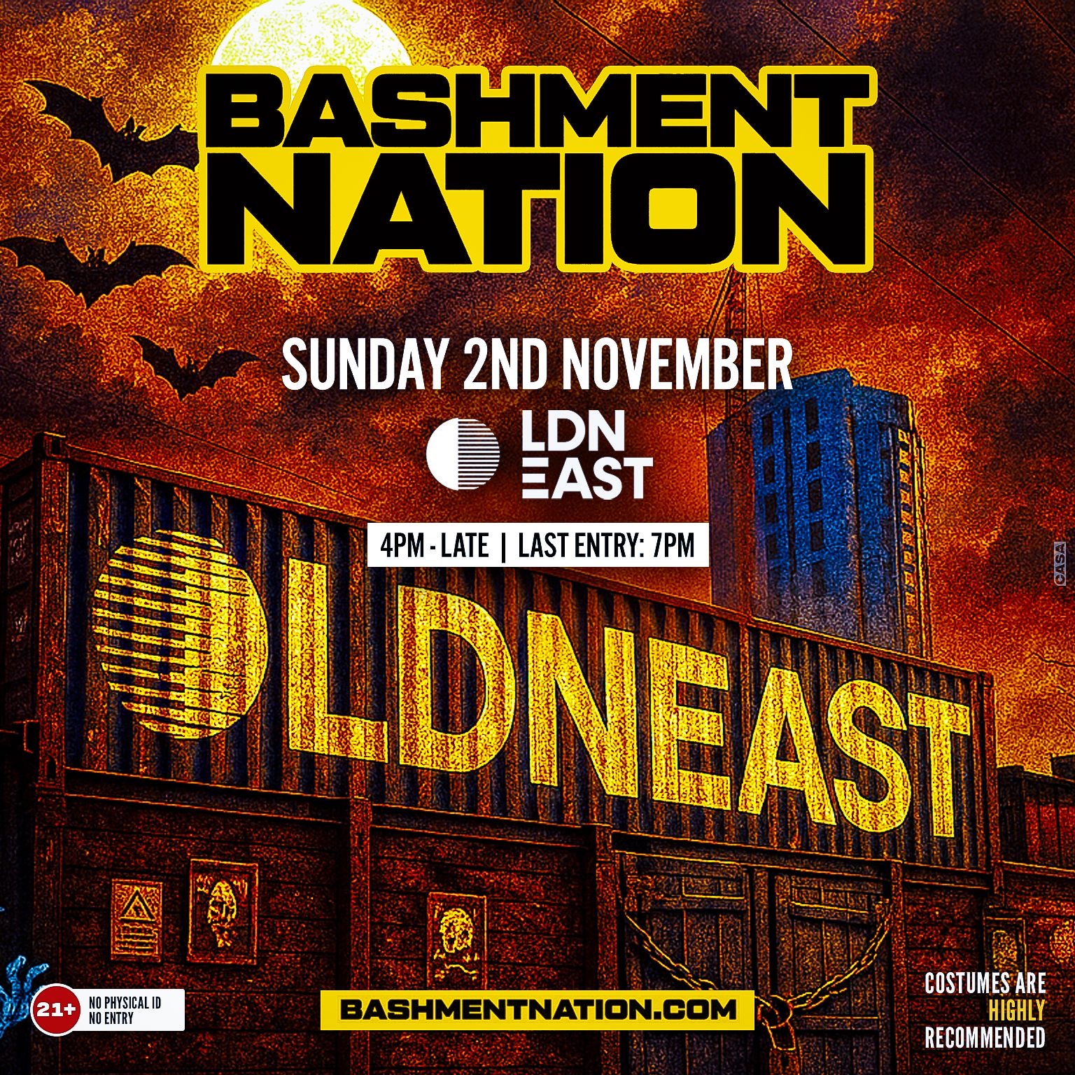 BASHMENT NATION - London’s Biggest Halloween Day Festival