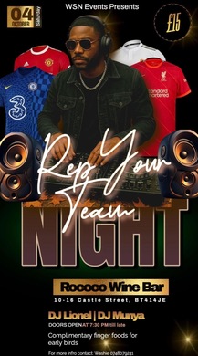 Rep your Team Night
