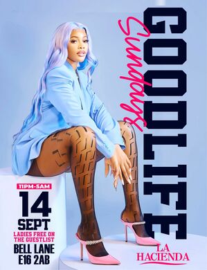 GOOD LIFE  SUNDAY SEP 14th @ LA HACIENDA                