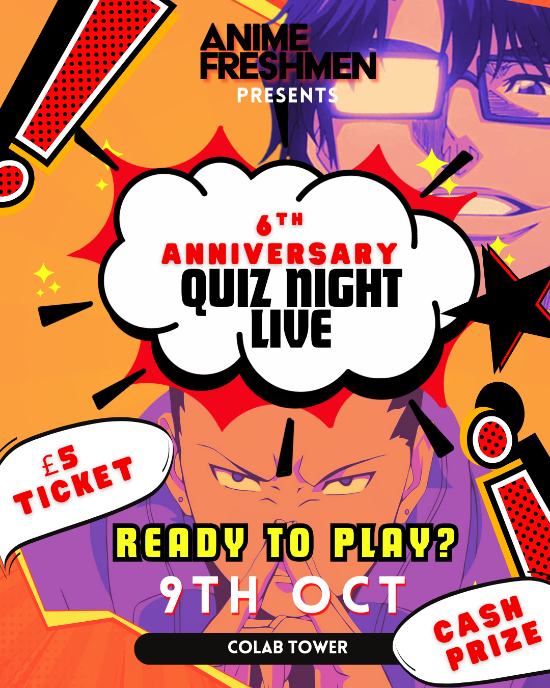 Anime Freshmen: Anime Quiz Night + Our 6th Anniversary!