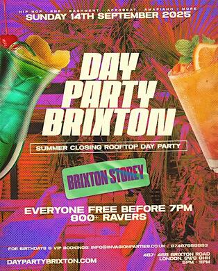 Day Party Brixton - Summer Closing Party