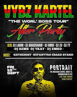 VYBZ KARTEL CONCERT AFTER PARTY - BIRMINGHAM