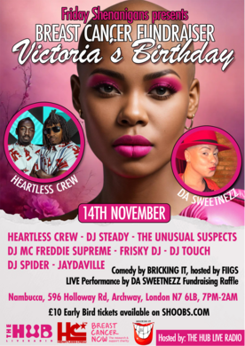 Friday Shenanigans Special Breast Cancer Fundraiser Edition