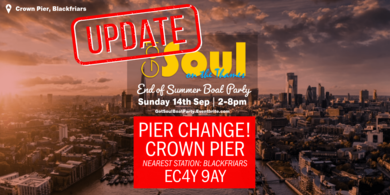 Got Soul On The Thames (End Of Summer Boat Party) - Sun 14th Sep 