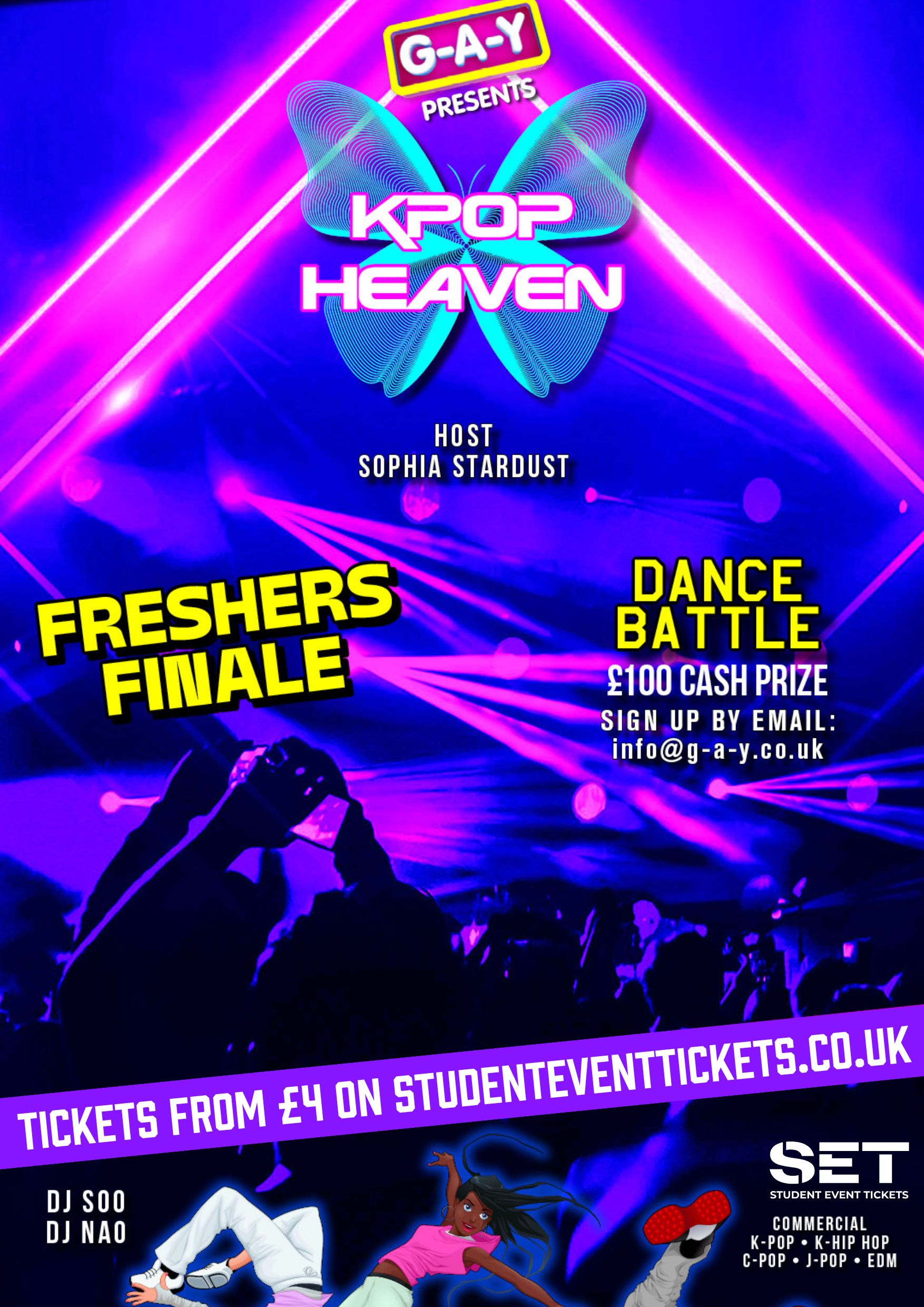 HEAVEN FRESHERS FINALE SUNDAY 5TH OCTOBER