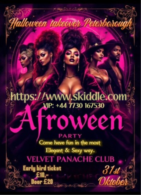 Welcome to AFROWEEN - An Afro-Halloween takeover in Peterborough