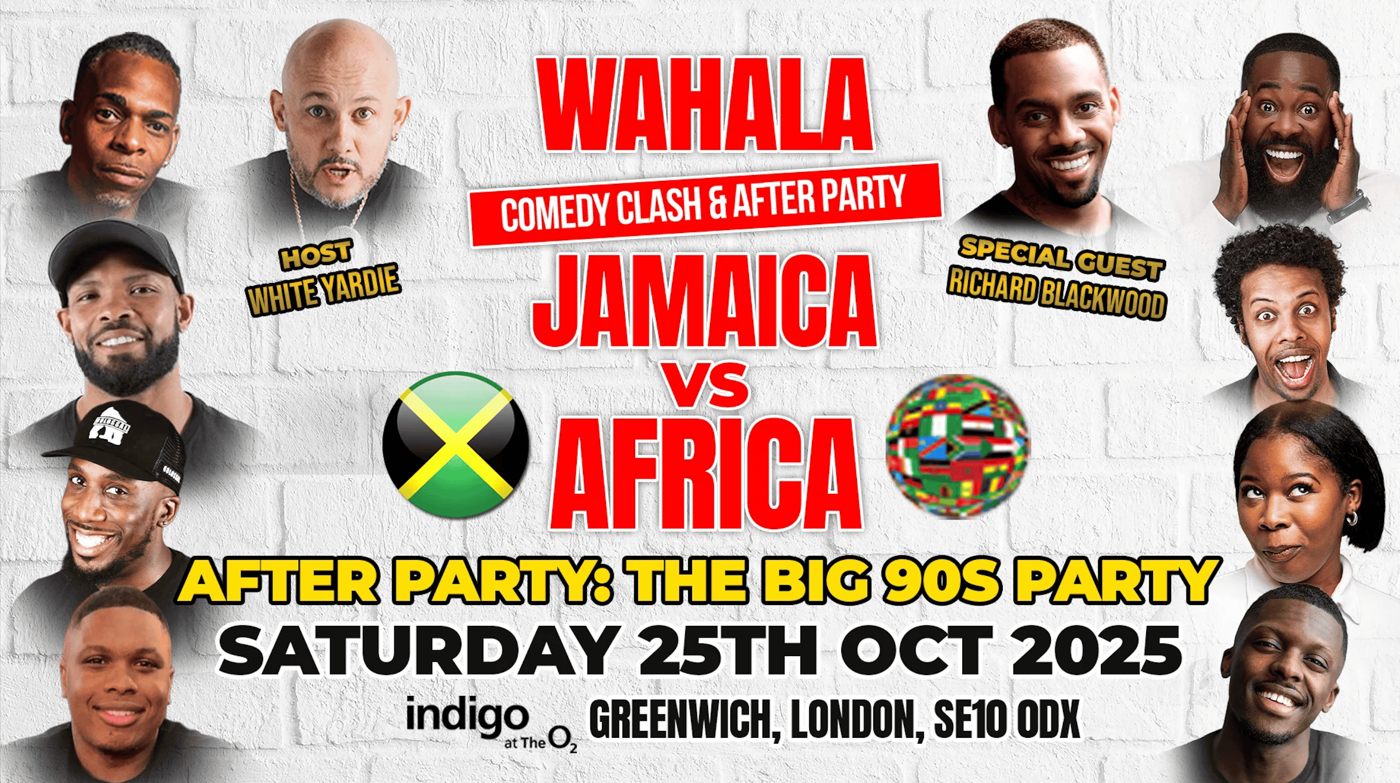 Wahala Comedy Clash: Jamaica Vs Africa