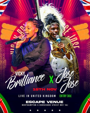 Vicky brilliance x jose jose in Uk 🇬🇧