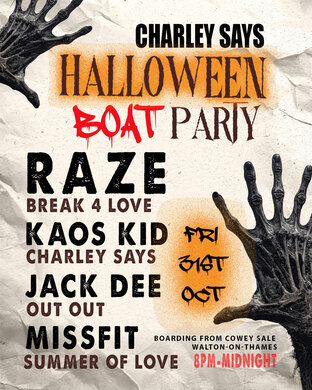 Charley Says Halloween Boat Party
