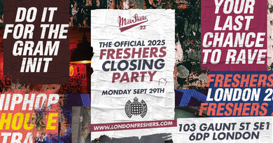 THE OFFICIAL FRESHERS 2025 CLOSING PARTY