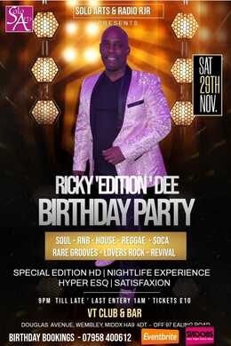 Ricky 'Edition' Dee Birthday Party 