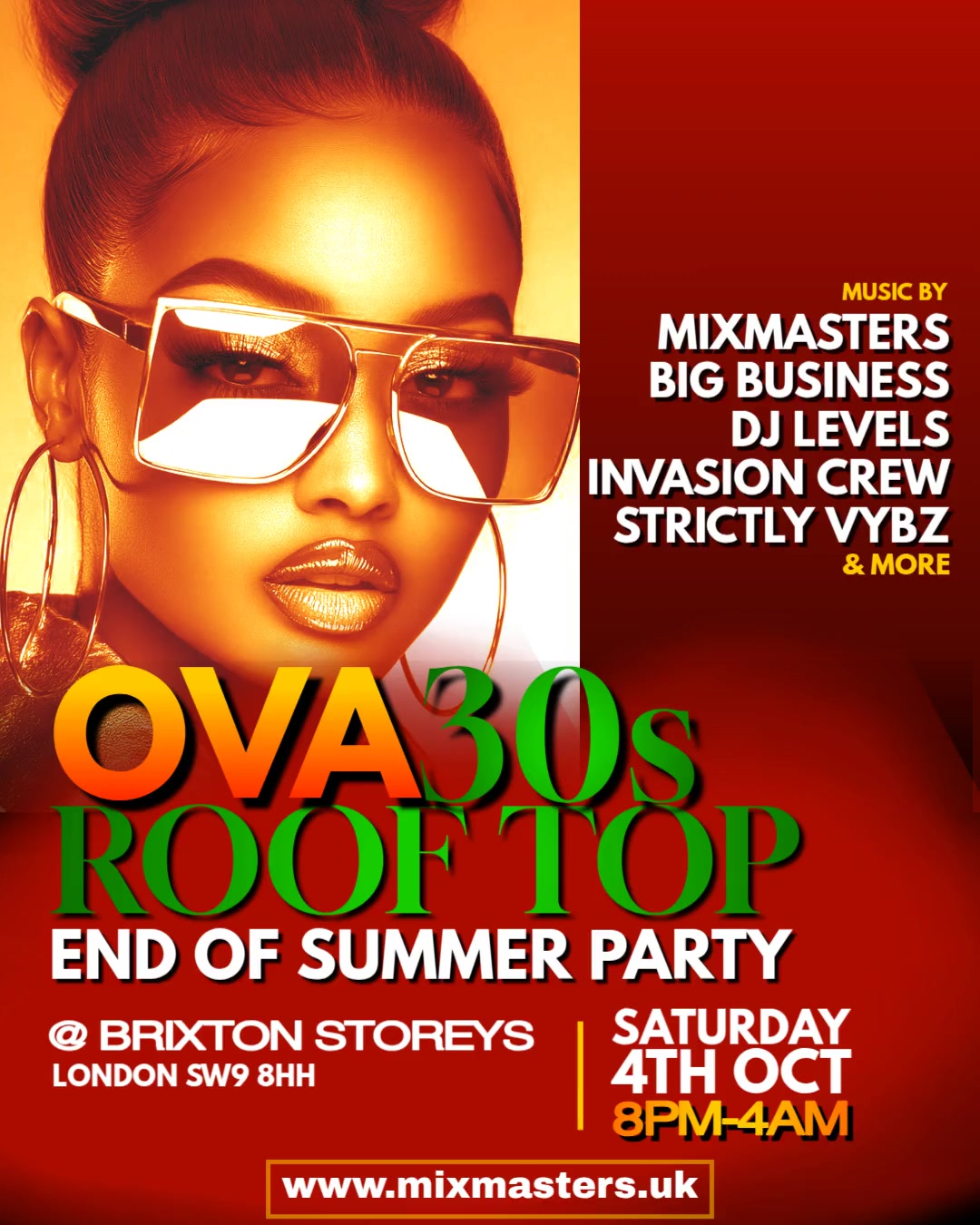 OVA 30s PARTY Complimentary Ticket
