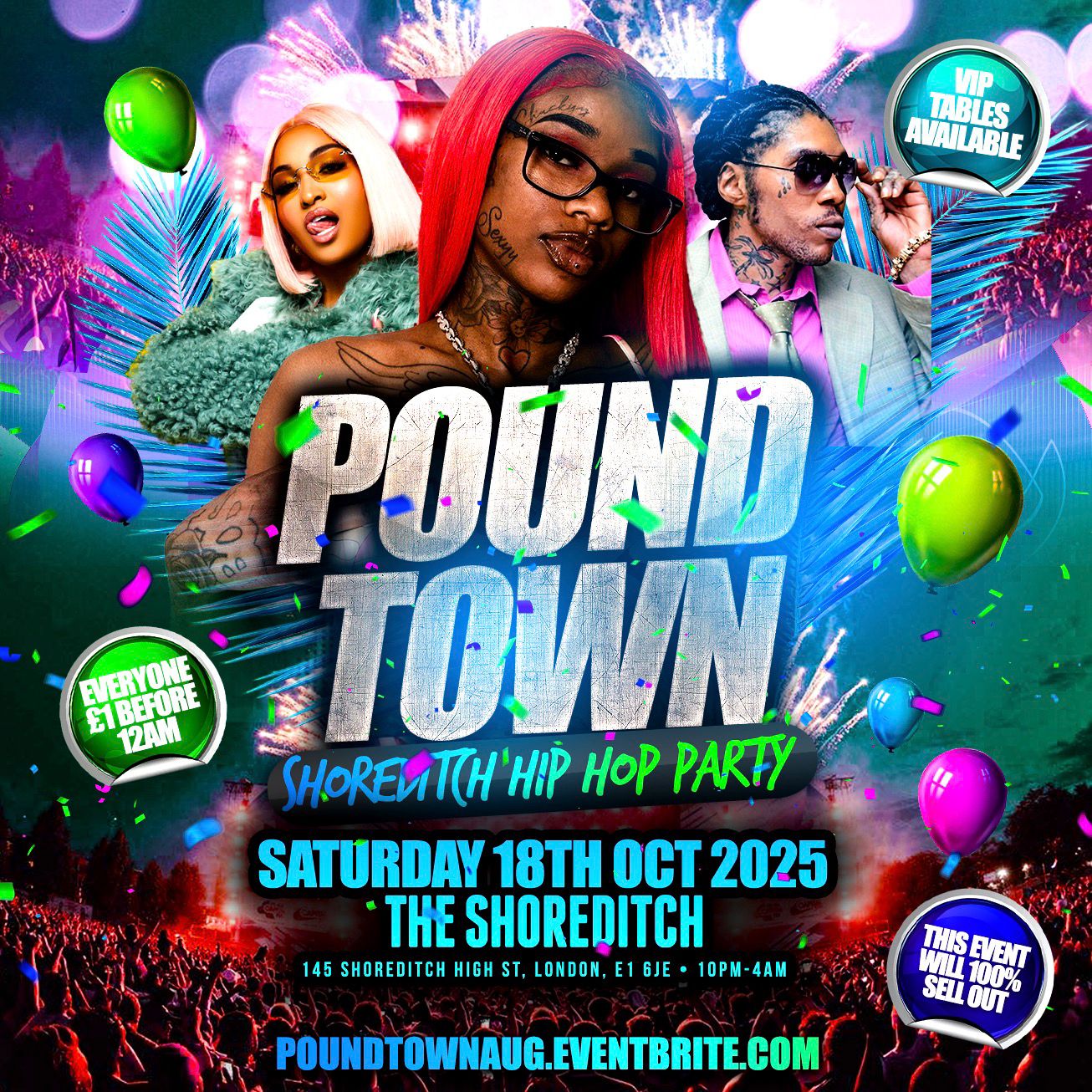 Pound Town - Shoreditch Hip Hop Party