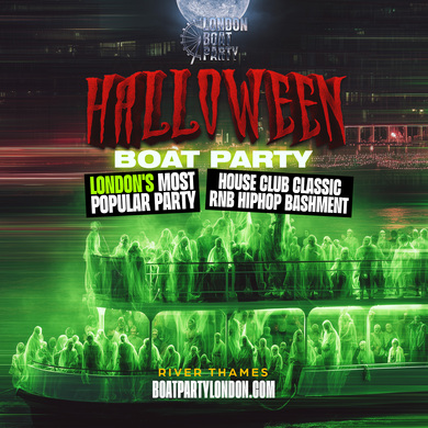 London Halloween Boat Party with FREE After Parties!