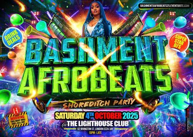 Bashment X Afrobeats - Shoreditch Party