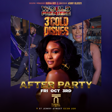 Burna boys movie 3 cold dishes premiere afterparty 