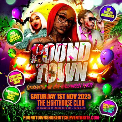 Pound Town - Shoreditch Halloween Hip Hop Party