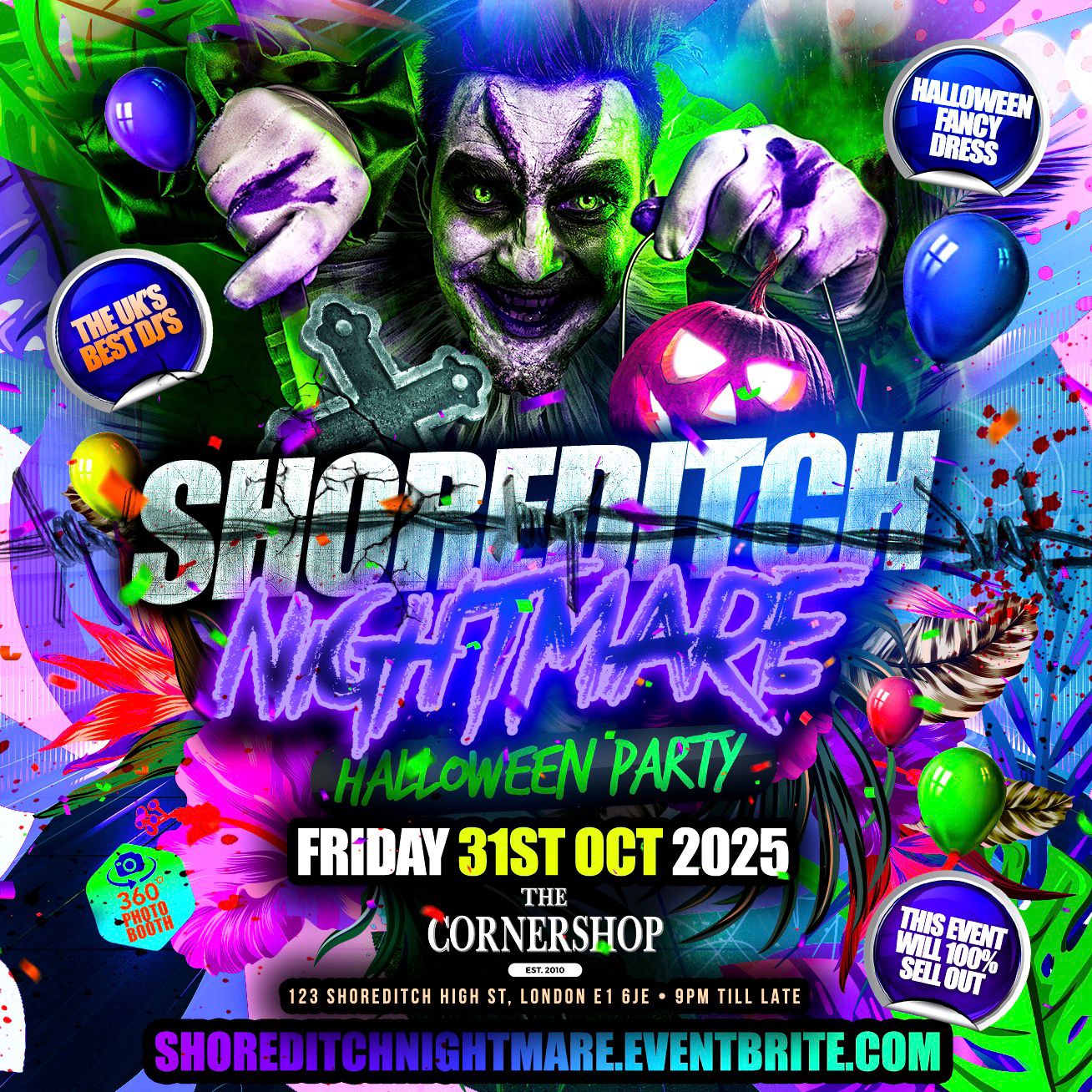 Shoreditch Nightmare - Halloween Party