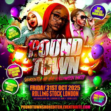 Pound Town - Shoreditch Halloween Hip Hop Party