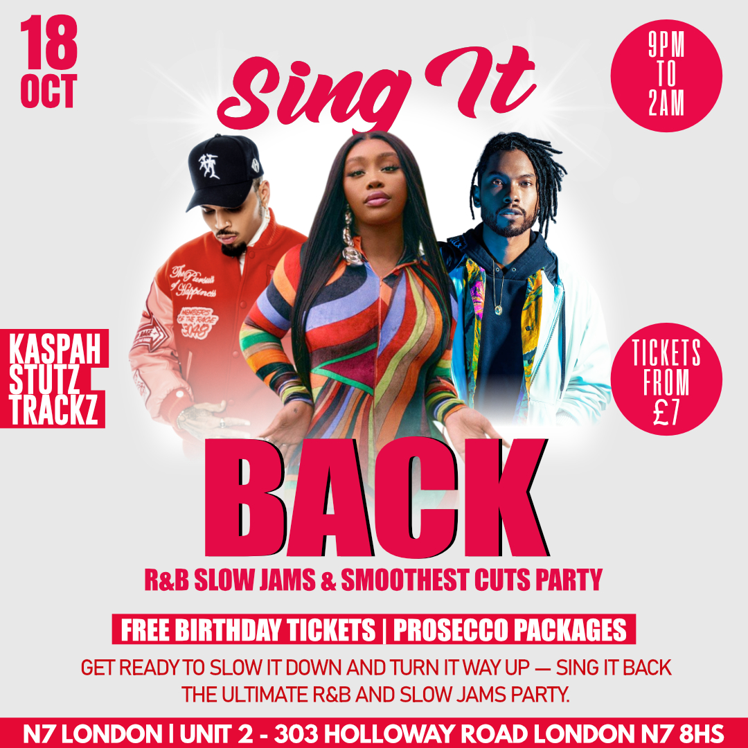 SING IT BACK: R&B & SLOW JAMS PARTY