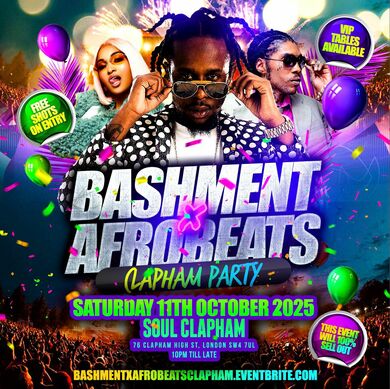 Bashment X Afrobeats - Clapham Party