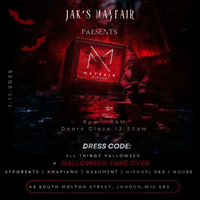 MAYFAIR MIRAGE HALLOWEEN TAKE OVER