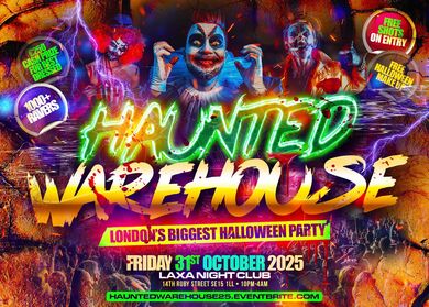 Haunted Warehouse - Halloween Party - 1000+ Ravers / 4AM Finish