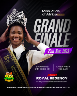 Miss Pride of Africa UK™ 2025 Grand Finale