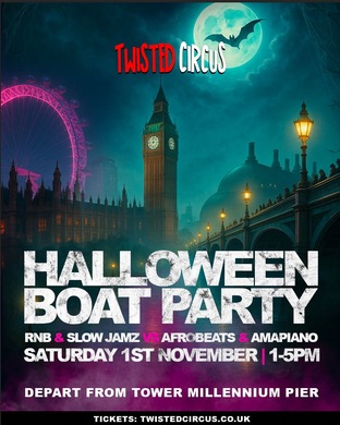 Twisted Circus Halloween Boat Party | Sat 1st Nov