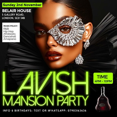 Lavish Mansion Party @ Belair House